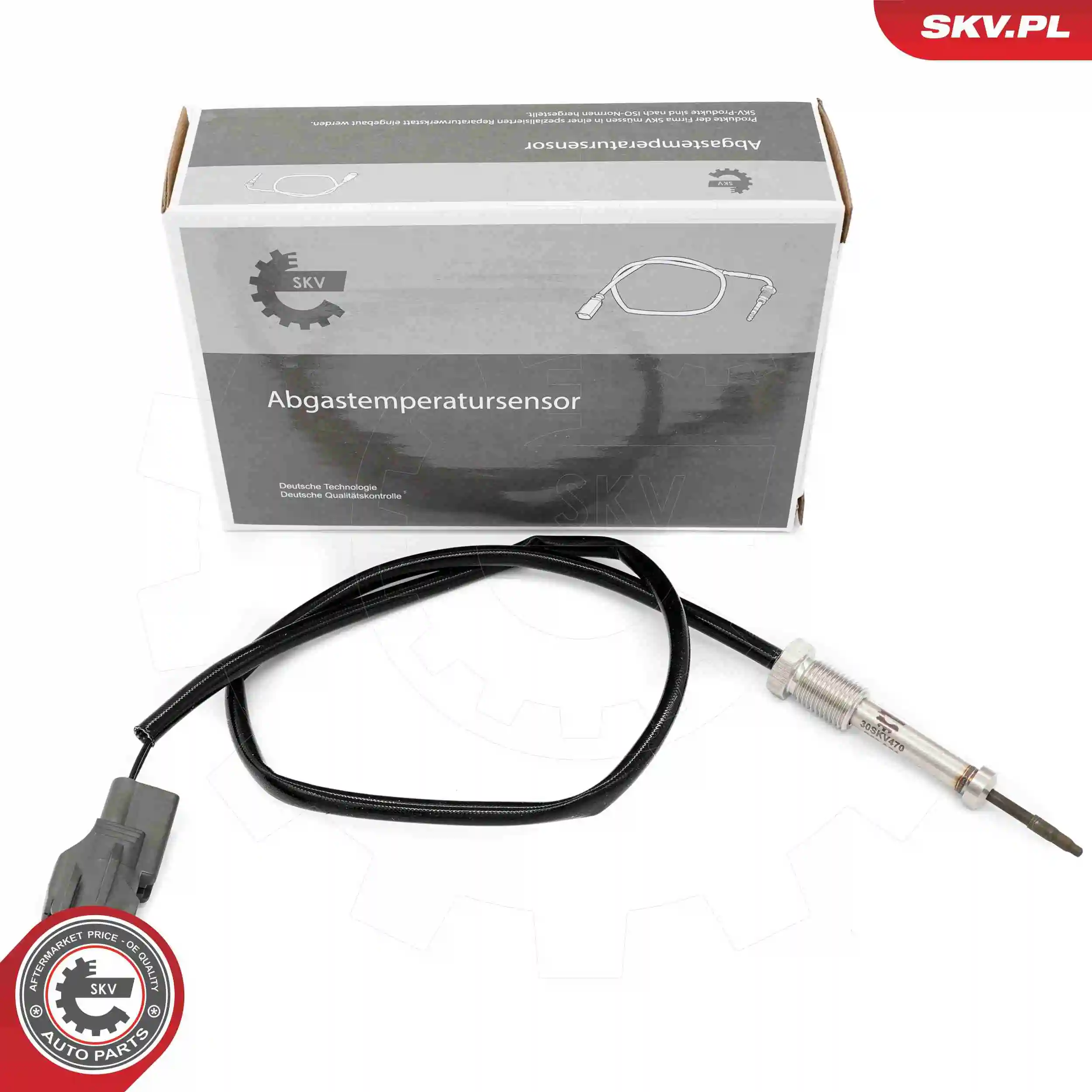 Sensor, exhaust gas temperature